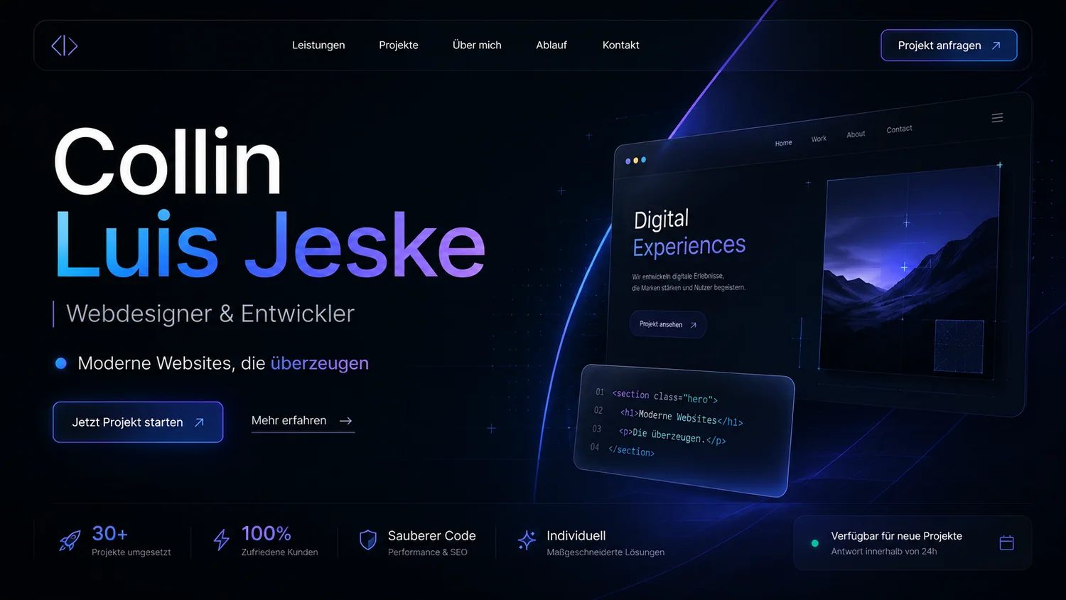 Vorschau des Portfolios von Collin Jeske